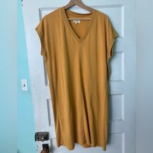 Loft Lou & Grey yellow t-shirt dress